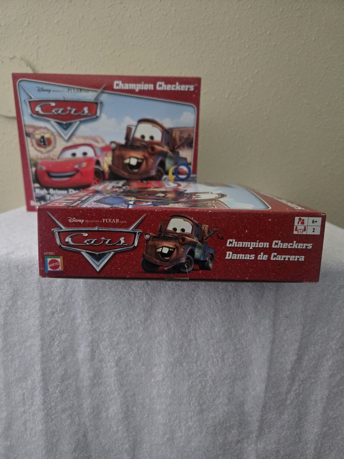 Disney ’06 Pixar Cars Champion Checkers Board Game(2) By Mattel Brand New In Box