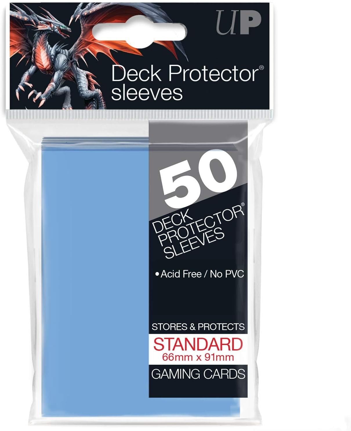 Ultra Pro Standard Pro-Gloss Sleeve (50 Pack) – Light Blue