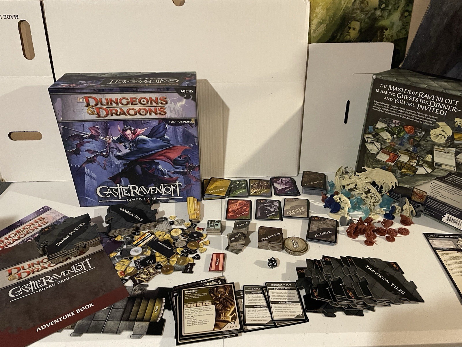 Dungeon & Dragons Castle Ravenloft Board Game WOTC Edition