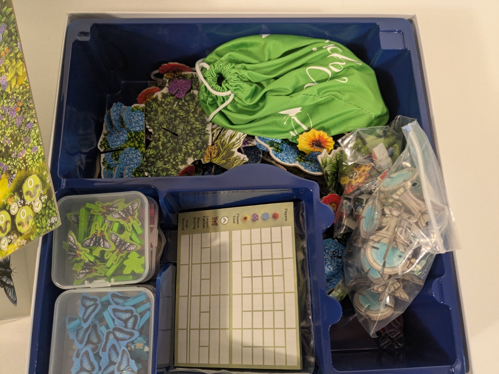 Papillon + Beyond the Meadow Expansion Butterfly Garden Kolossal Tile Board Game