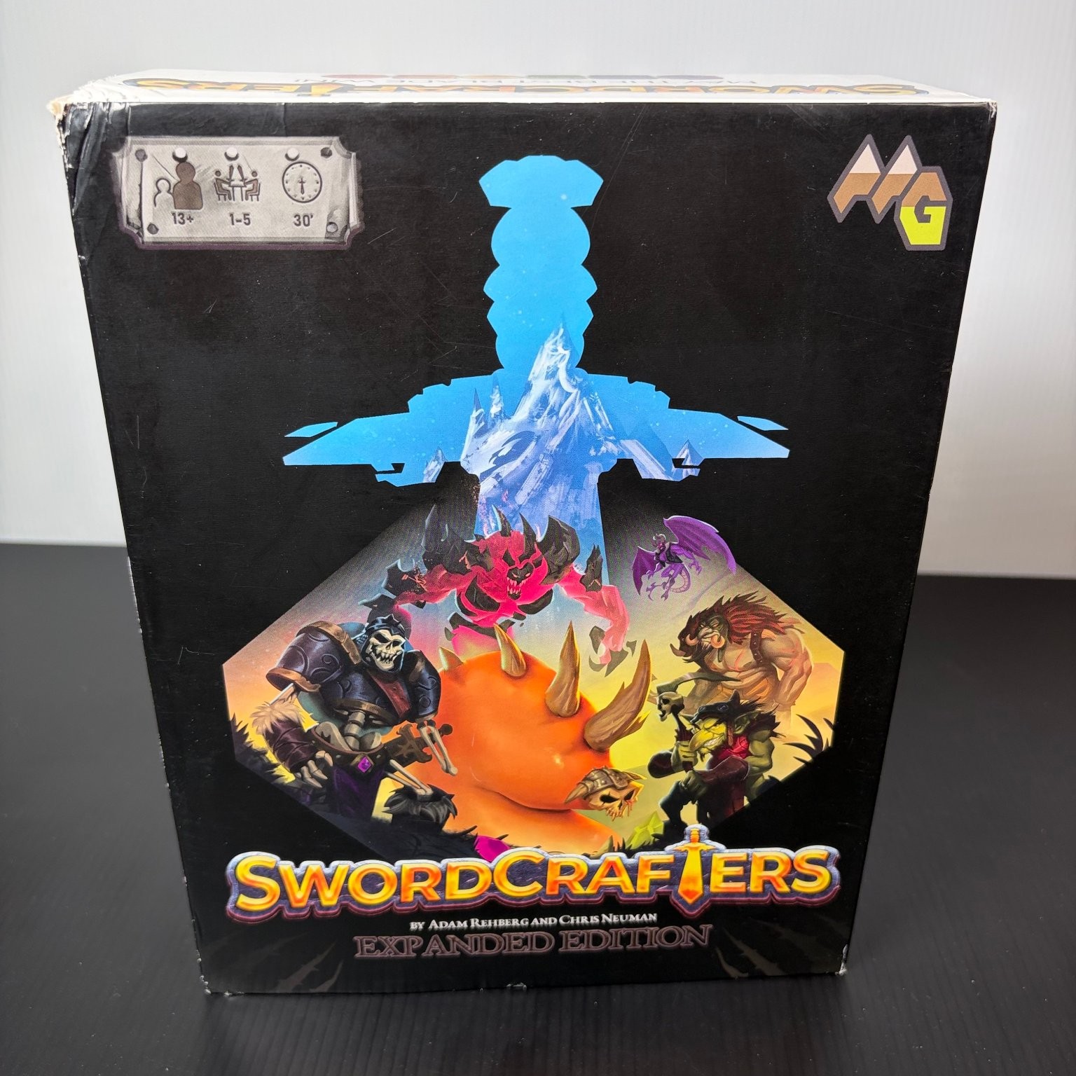 Swordcrafters Expanded Edition Board Game 1-5 Players Ages 13+ Complete
