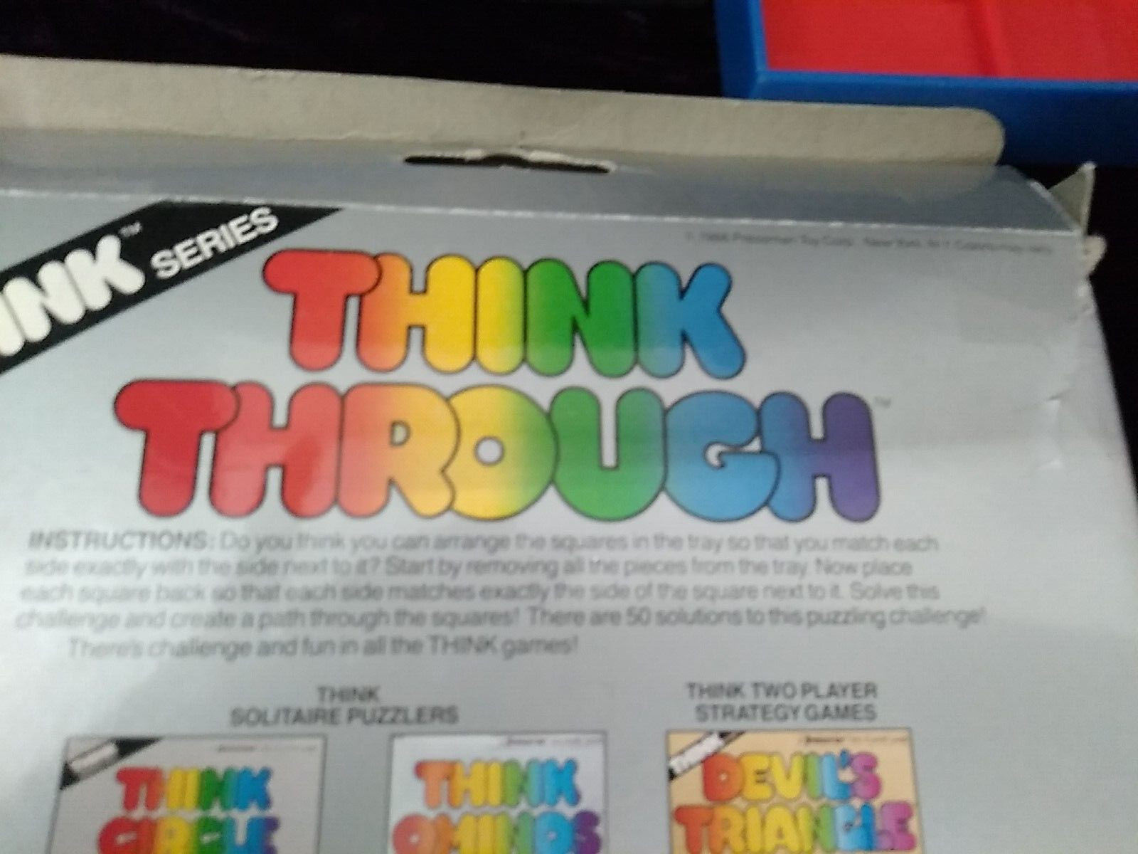 Gabriel Take 5 Plus Pressman Think & Jump, Think Through, Think Square 4 Games