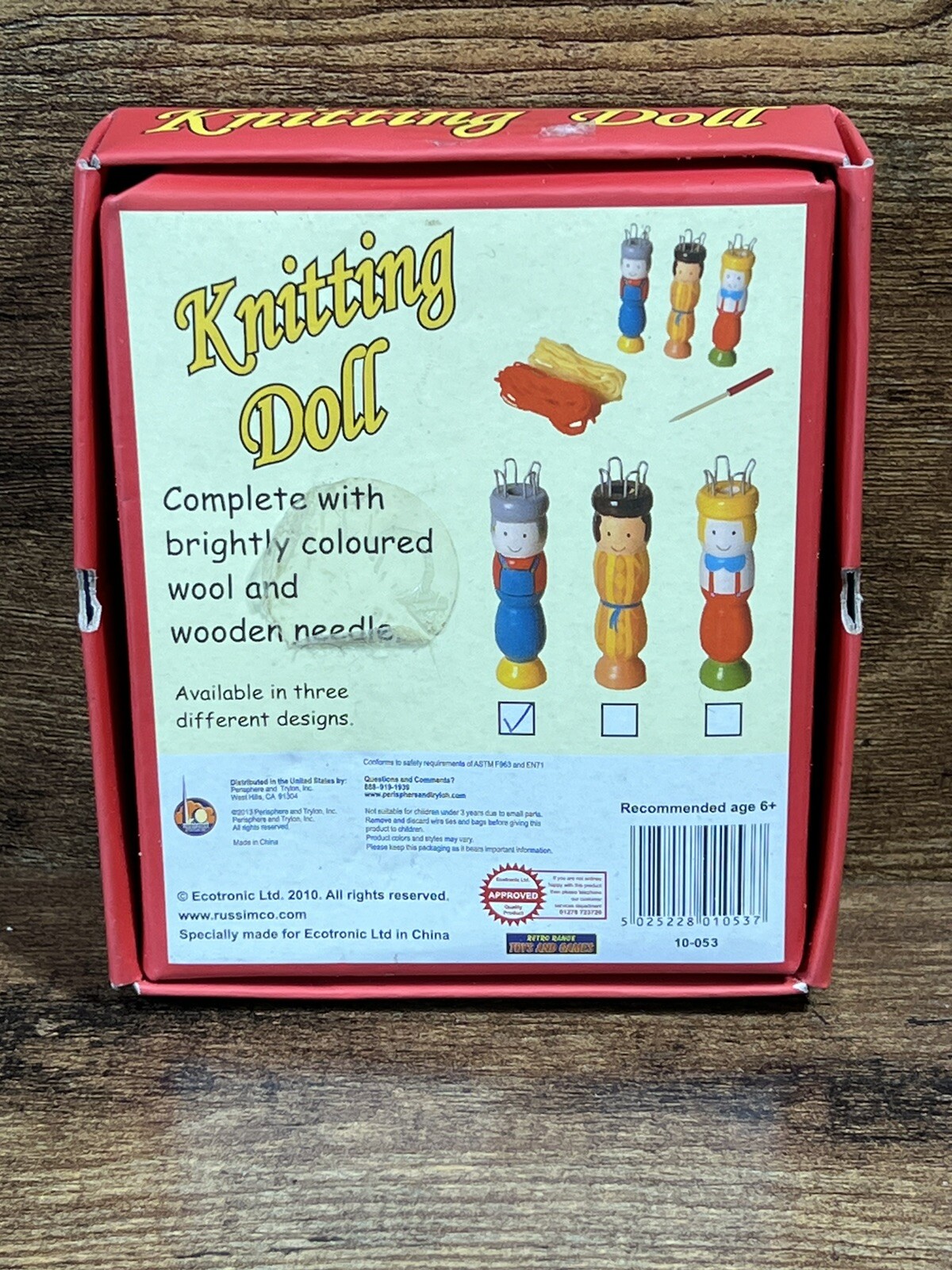 KNITTING DOLL-Keeps Our Little Ones Busy-With Wool And Wooden Needle-6+ Age.