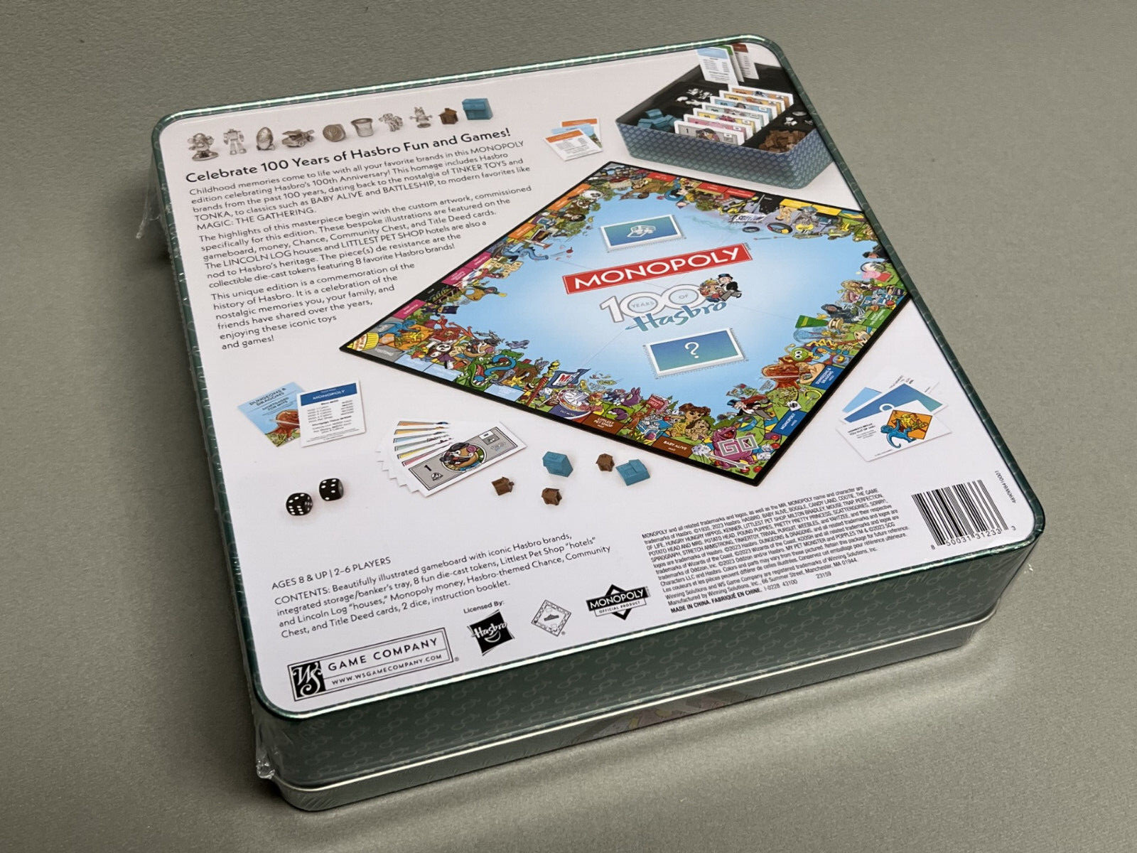 Monopoly HASBRO 100th Anniversary Edition • Collectible Tin NEW SEALED