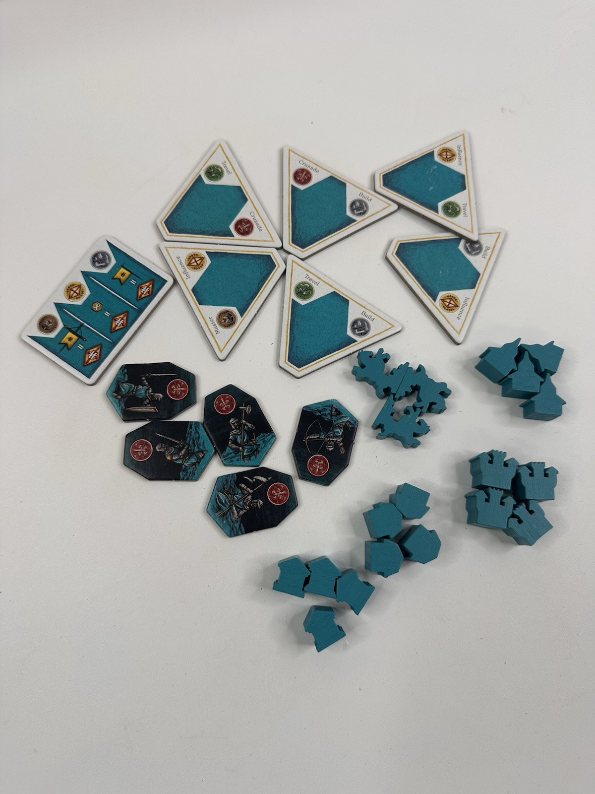 CRUSADERS THY WILL BE DONE BOARD GAME TASTY MINSTREL GAMES SETH JAFFEE 2017
