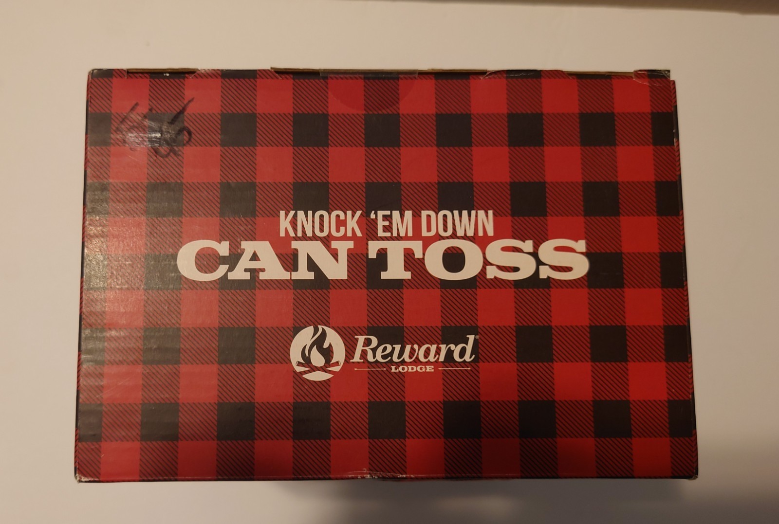 New in box Reward Lodge Knock em down can toss game carnival classic