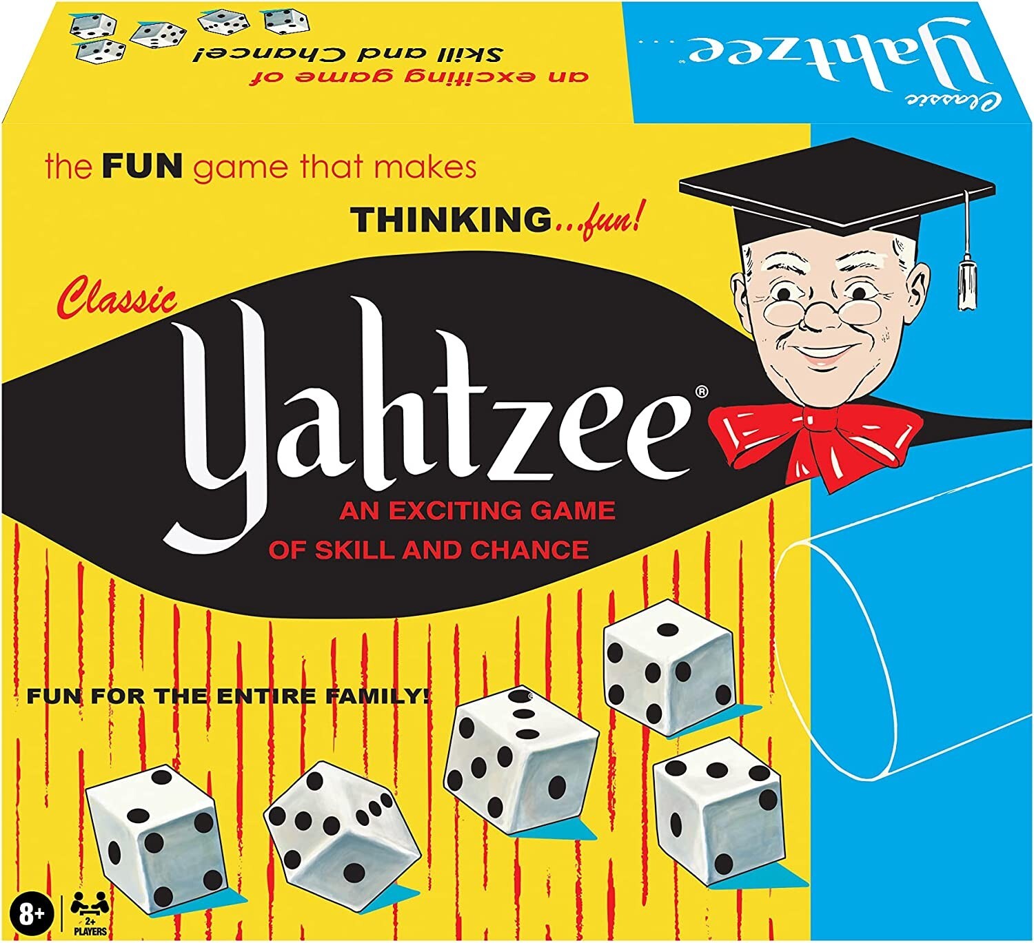 Yahtzee Classic Dice Game – Family Game Night Kids 8+ & Adults