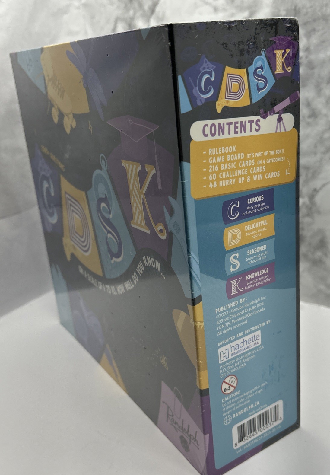Randolph CDSK | Fun Trivia Party Game for Teens and Adults |Great for Game Night