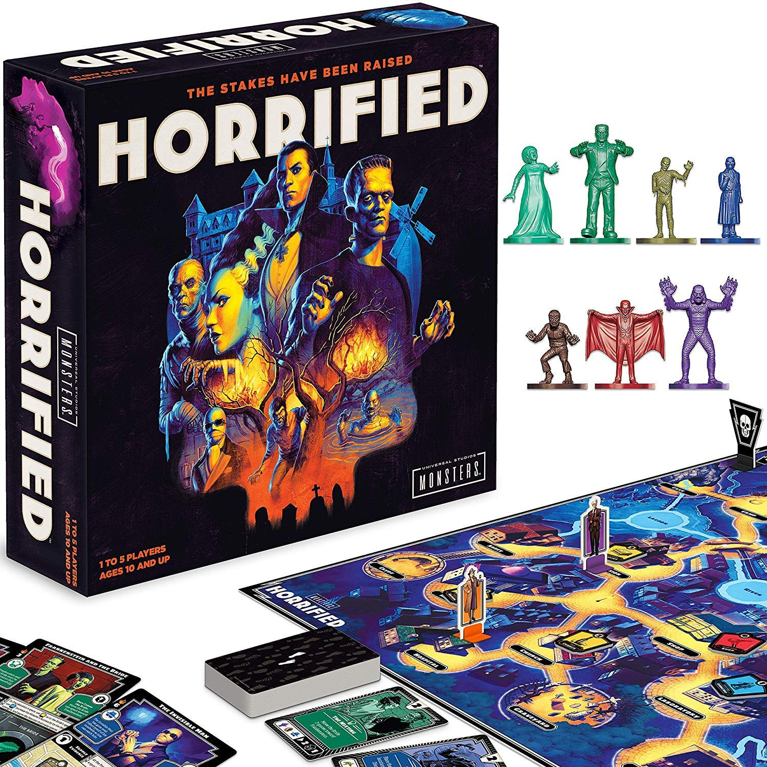 Ravensburger Horrified Universal Monsters Cooperative Board Game for Family Fun