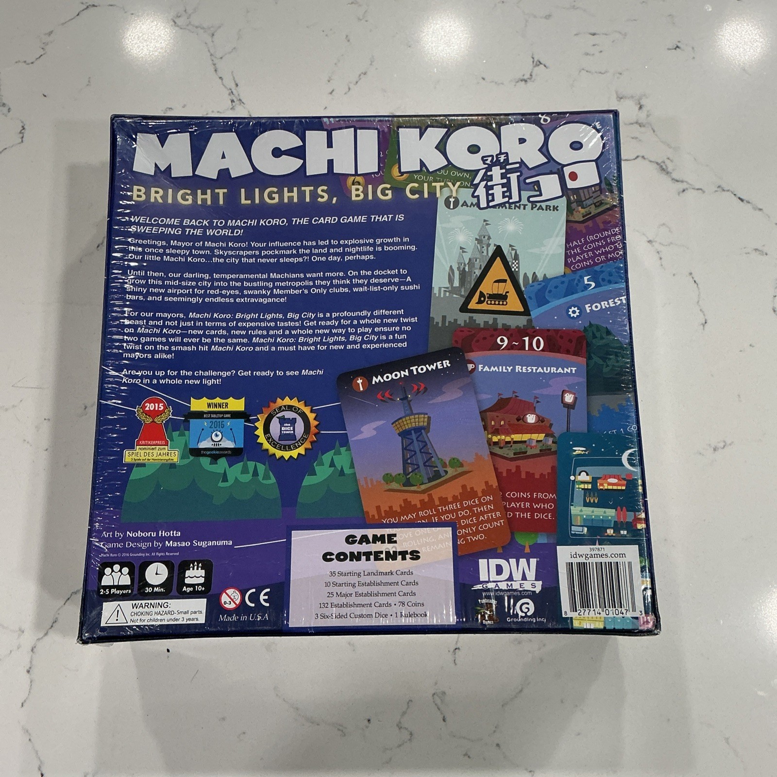 Machi Koro: Bright Lights, Big City ~ 2016 Card Game ~ IDW Games ~ NEW & SEALED!