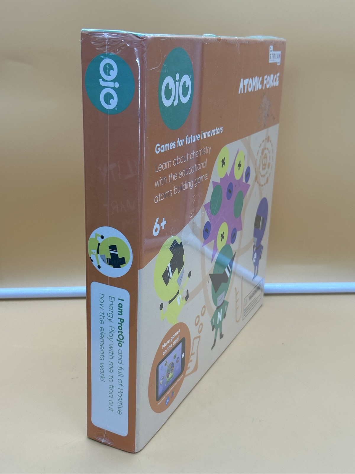 OjO Atomic Force STREAM Chemistry Game Kids 6+. UNWRAPPED For future innovators.