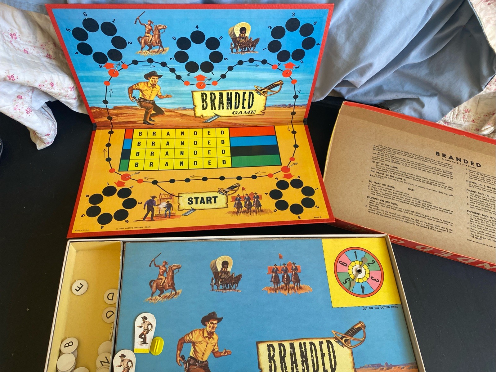 Branded Game (1966) by Milton Bradley #4640 Chuck Connors