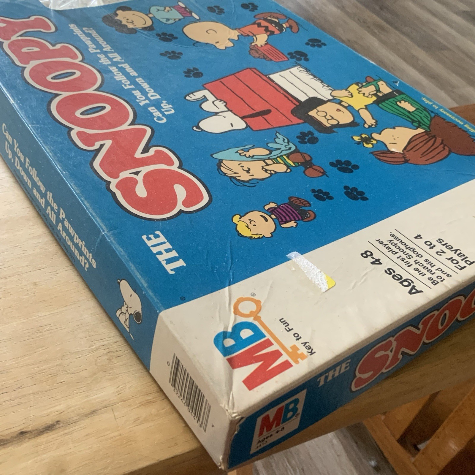 Vintage 1971 Milton Bradley The Snoopy Game Peanuts Board Game 4413 Complete
