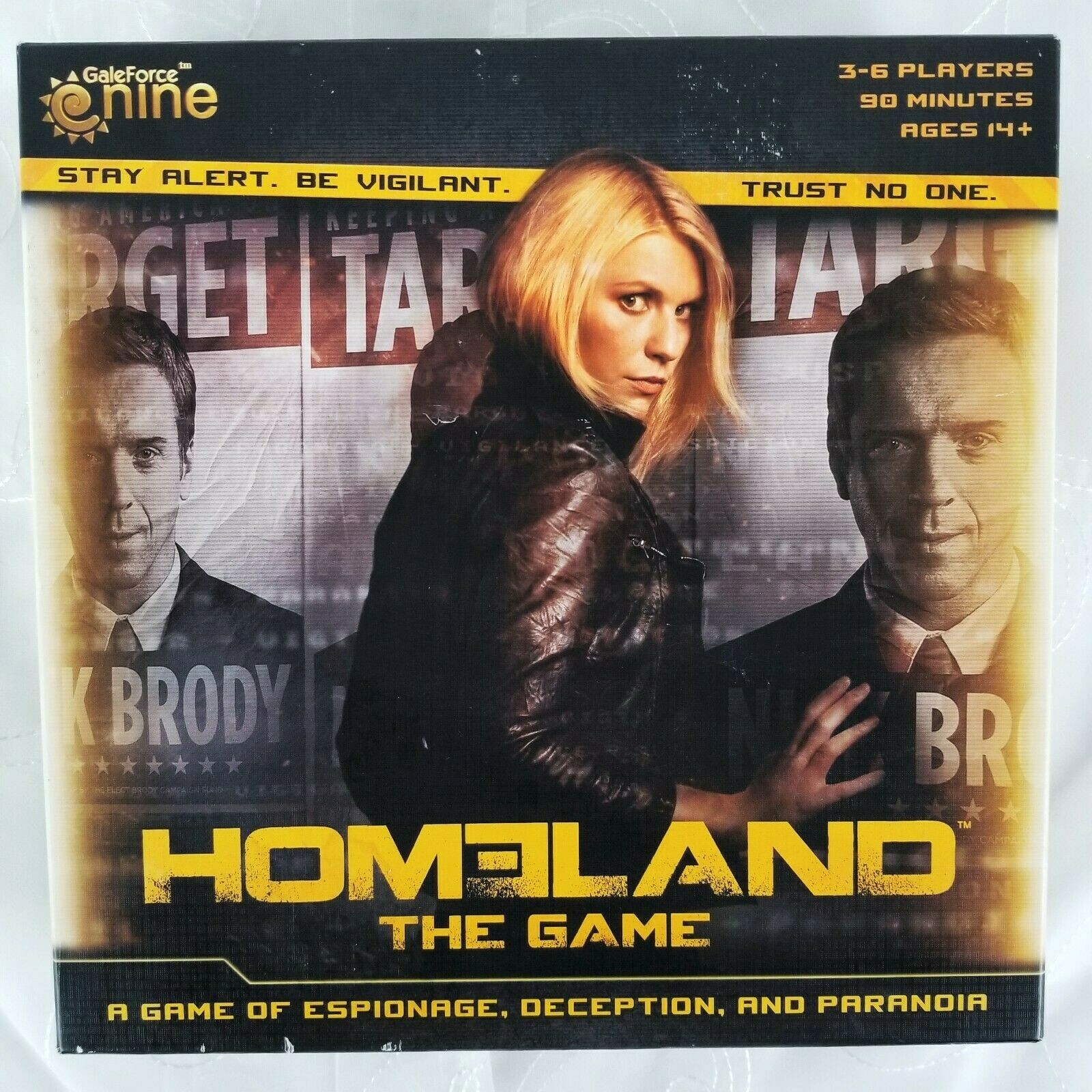 Homeland The Game Board Game Gale Force Nine Crime 2015 Strategy New Unsealed