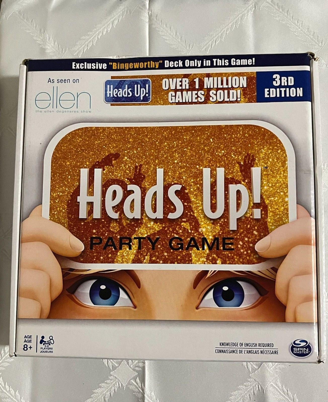 Heads Up Party Game – As seen on Ellen – 3rd Edition – New – Sealed