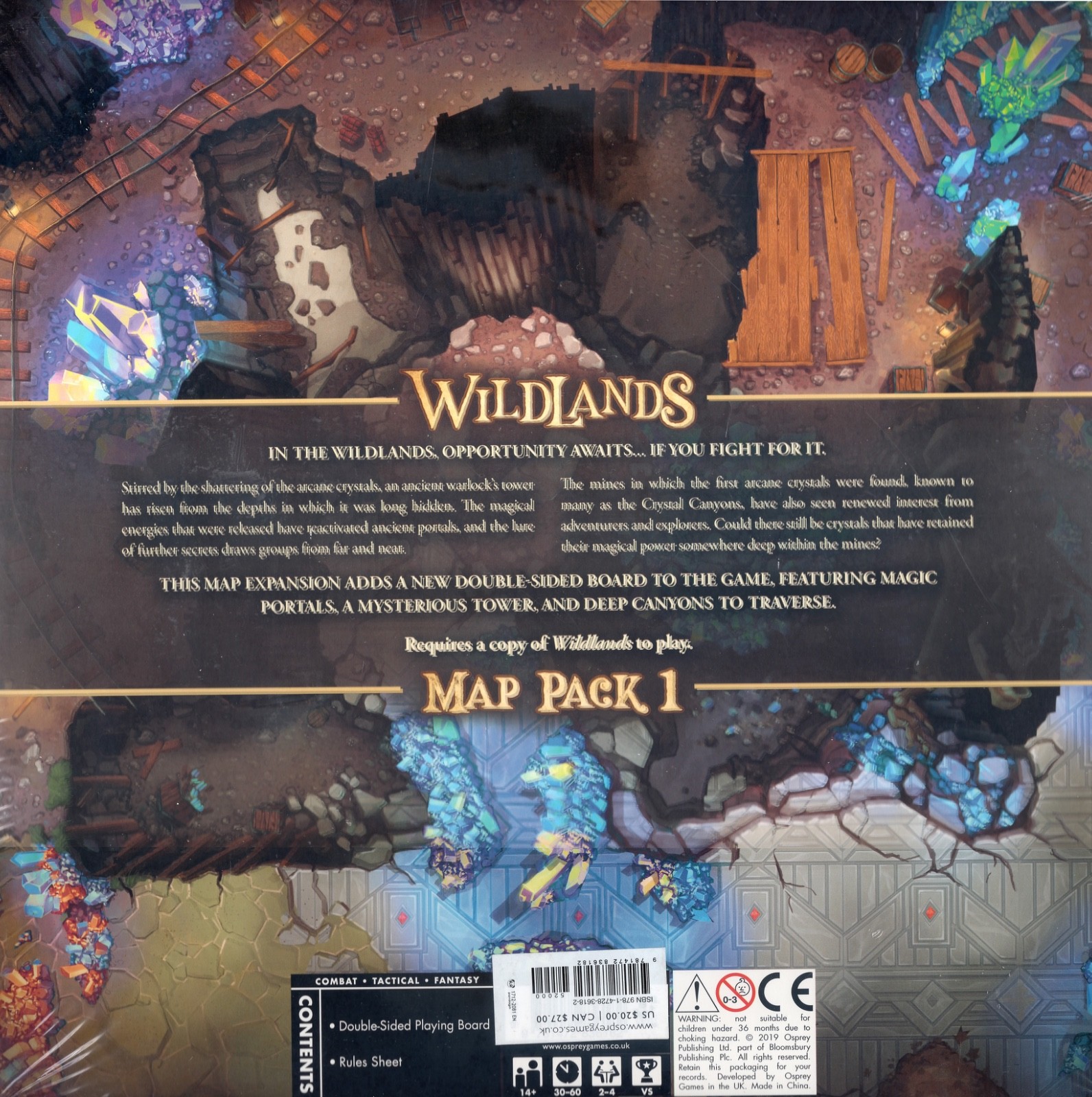Wildlands Miniature Combat Core Game from Osprey Games Martin Wallace