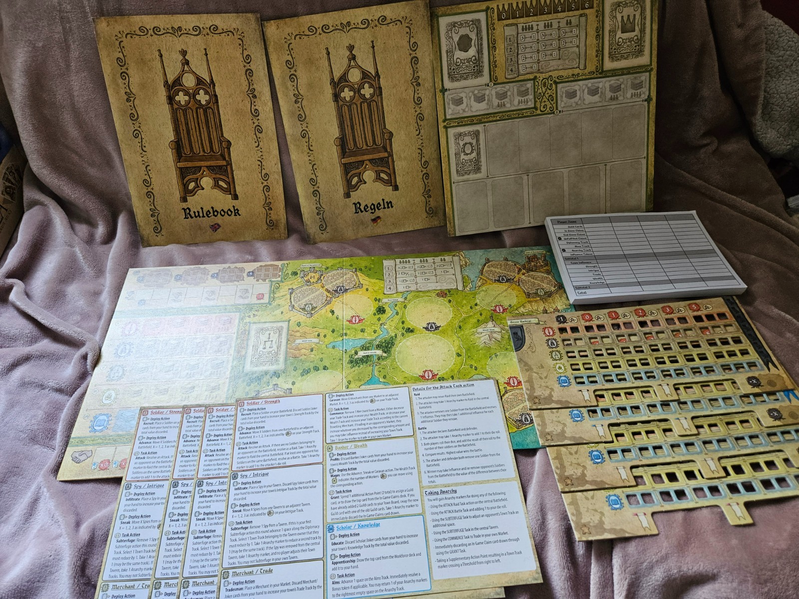Throne of Allegoria +++ Spielworxx +++ Excellent Condition +++ Unplayed +++ DEU/ENG
