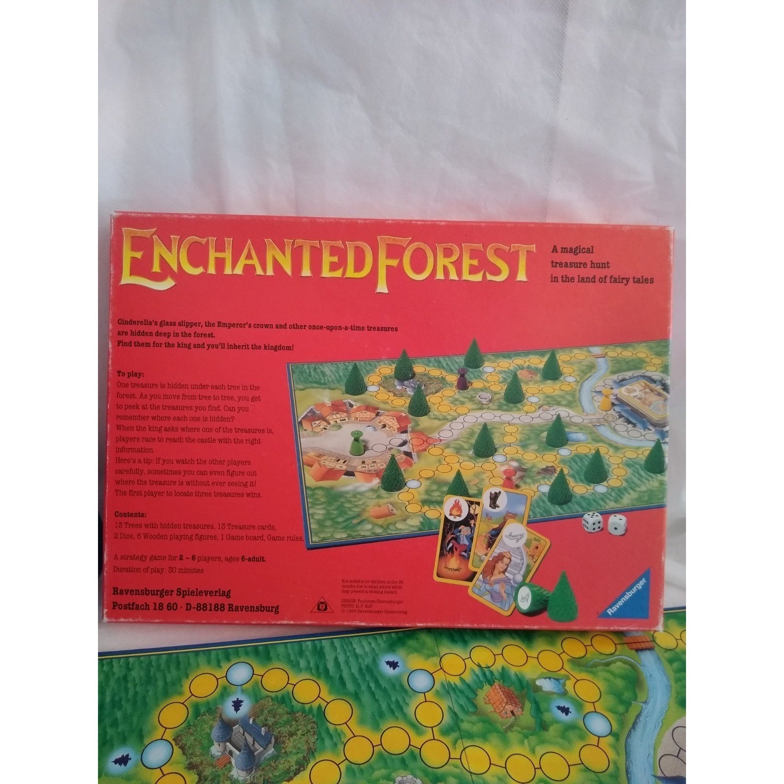 Enchanted Forest Board Game Complete Ravensburger 1994