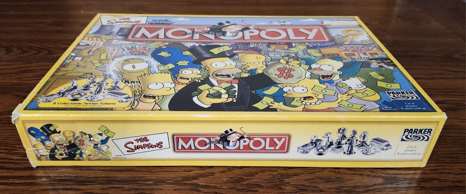 Rare UK Version The Simpsons Monopoly 2003 Boardgame 99% Complete USA SHIPPER