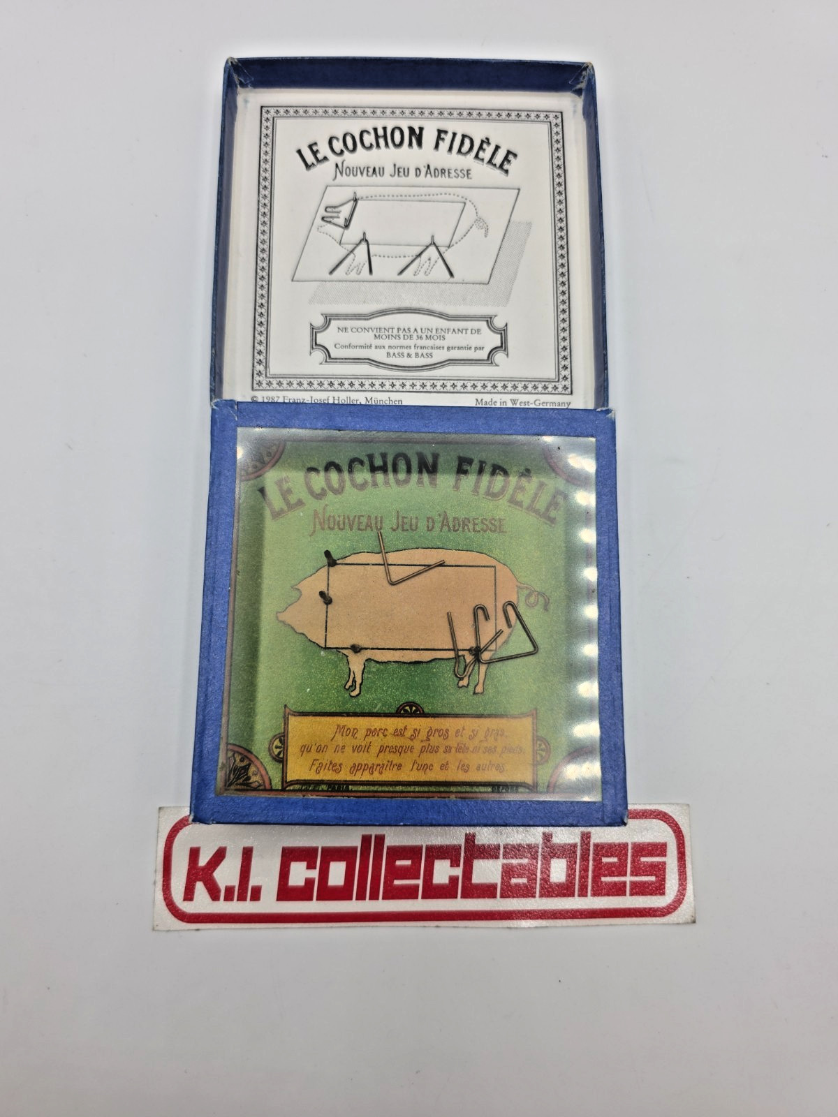 Le Cochon Fidele “The Faithful Pig” Dexterity Game