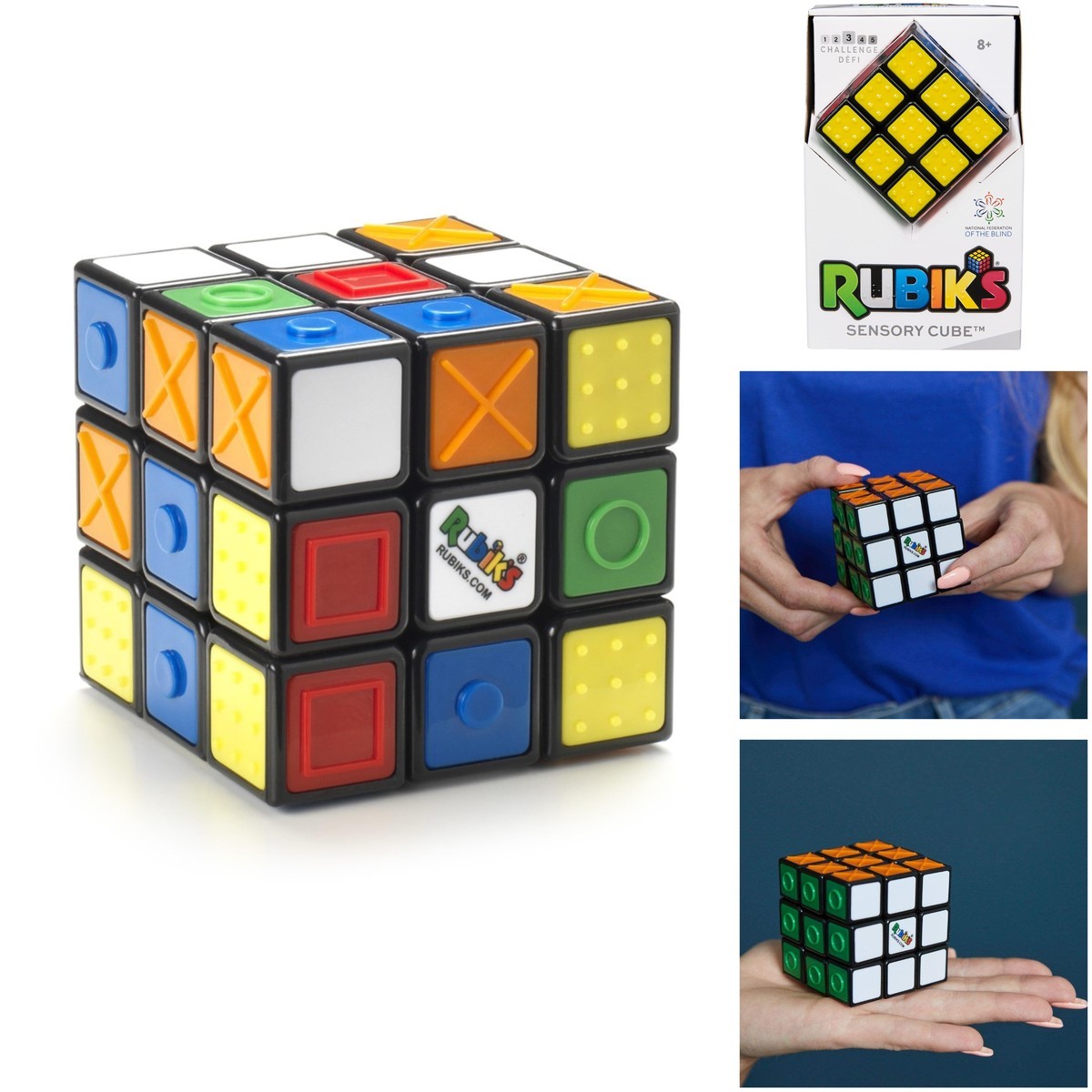 Rubik’S Rubiks Puzzle Brain Teaser Game Rubikssensorycube3X3 6065556