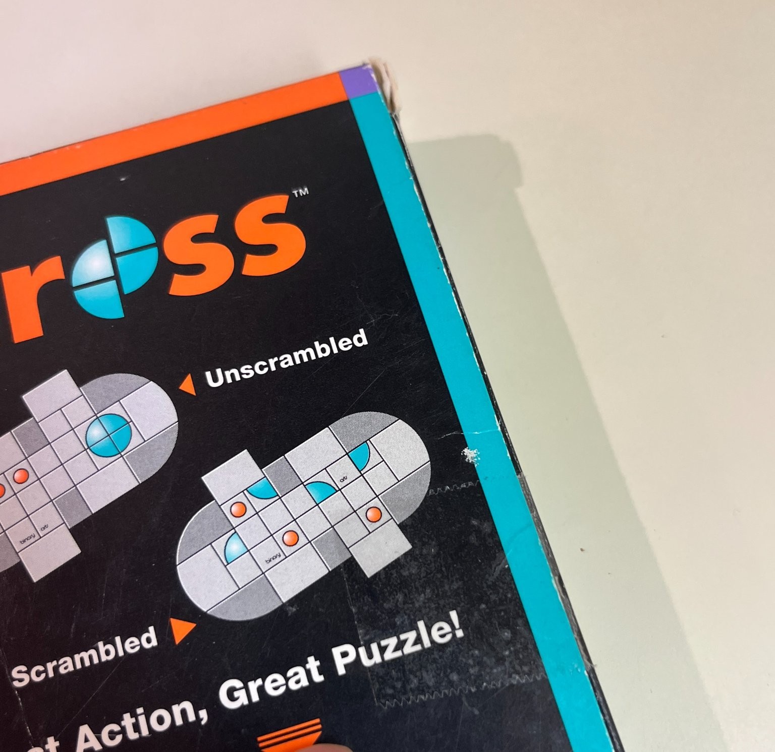 TripleCross Sliding Block Puzzle, Scramble the Tiles, It’ll Scramble Your Brain!