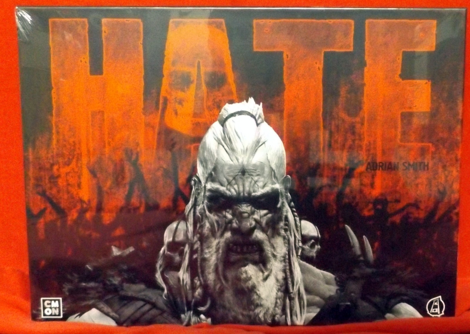 hate board game cmon w/add ons new condition