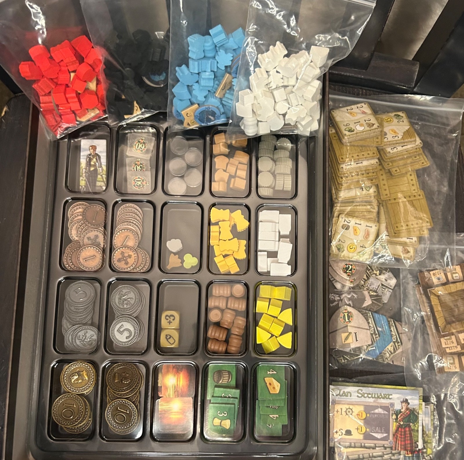Clans of Caledonia – Karma Games – Premium Kickstarter Edition w/ Sleeve & Coins