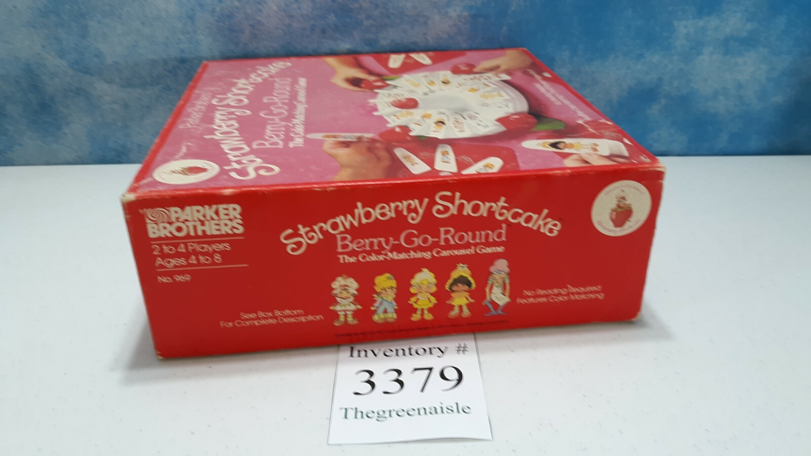 Classic 1981 Parker Brothers Strawberry Shortcake Board Game Berry-Go-Round