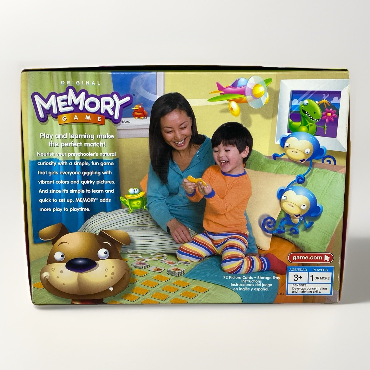 The Original Memory Game 2007 Hasbro Classic Matching Children’s Game Complete