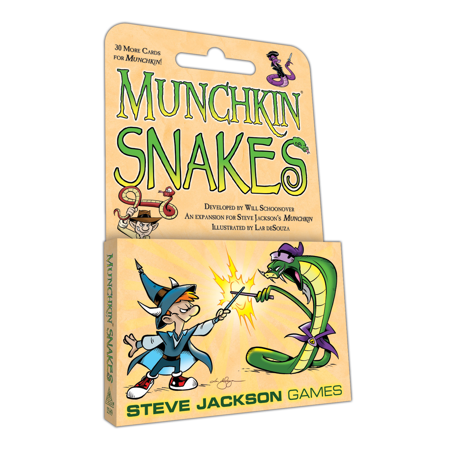 Munchkin Snakes 30 Card Game Expansion Steve Jackson Games Booster SJG-1589