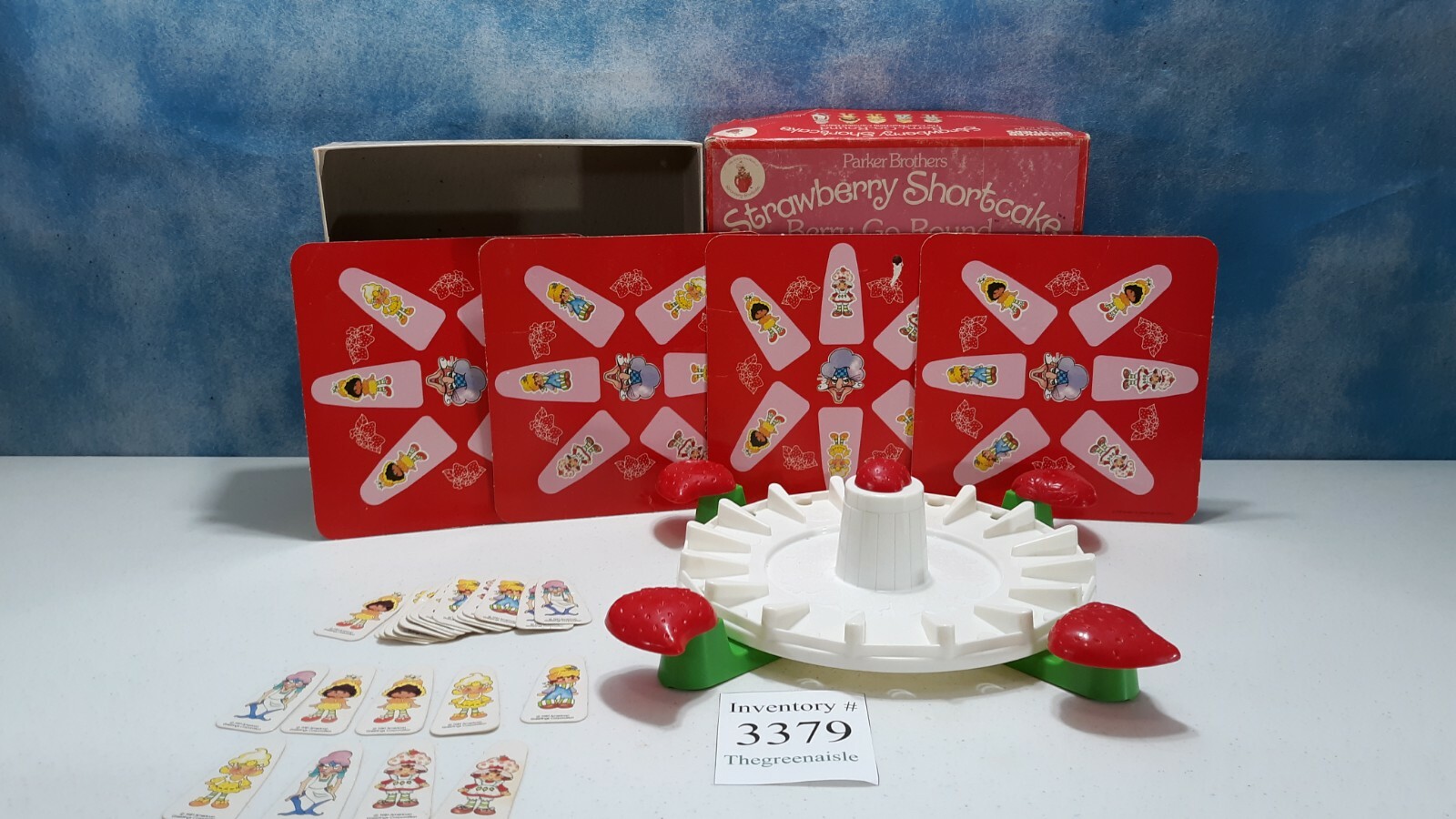 Classic 1981 Parker Brothers Strawberry Shortcake Board Game Berry-Go-Round