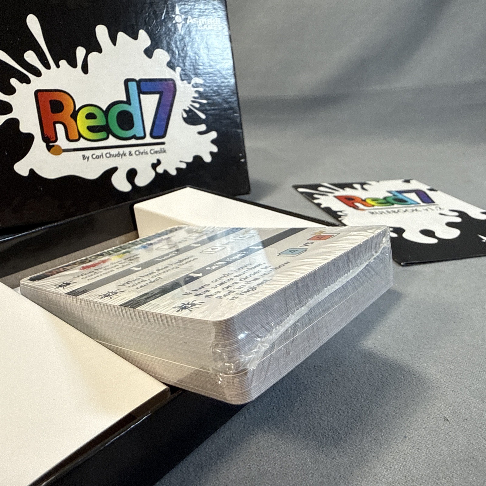 Red7 Strategy Card Game 2015, Asmadi Games, 2-4 9+ Out of Print – New Open Box