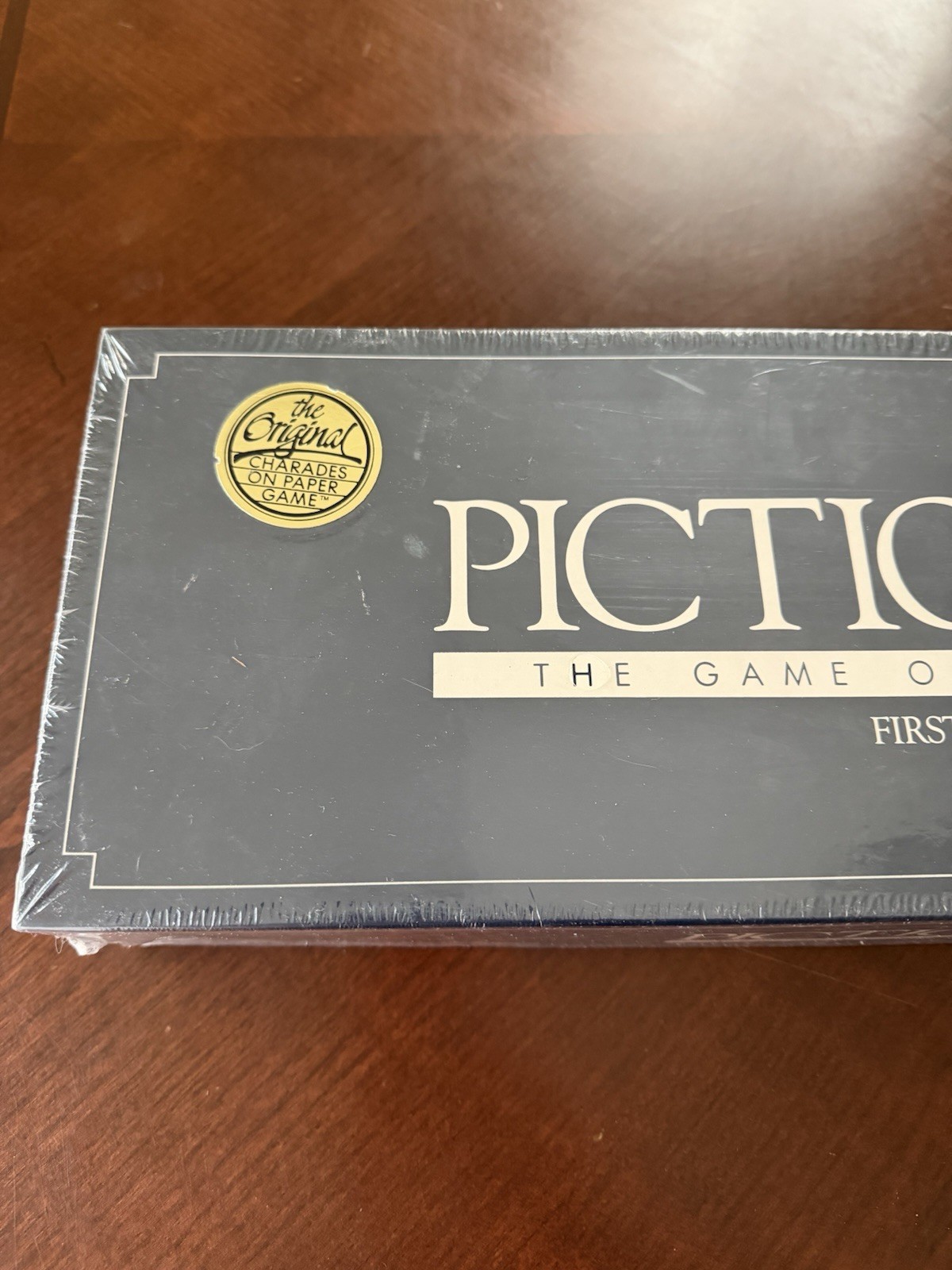 Vintage 1985 Pictionary Original First Edition Factory Sealed Board Game In Box
