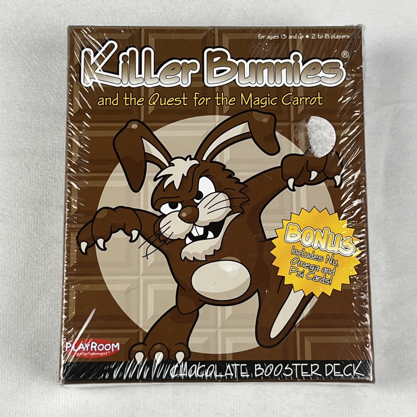 Killer Bunnies & the Quest for Magic Carrot Chocolate Booster Deck Expansion New