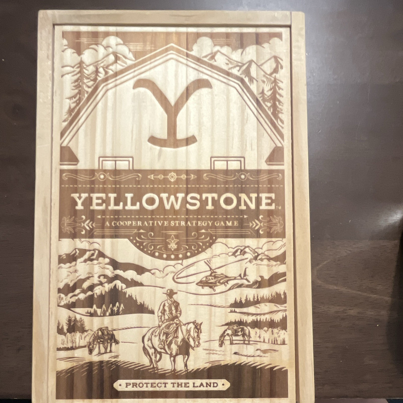 Buffalo Games Yellowstone Cooperative Strategy Board Game 2-5 Players Age 14+