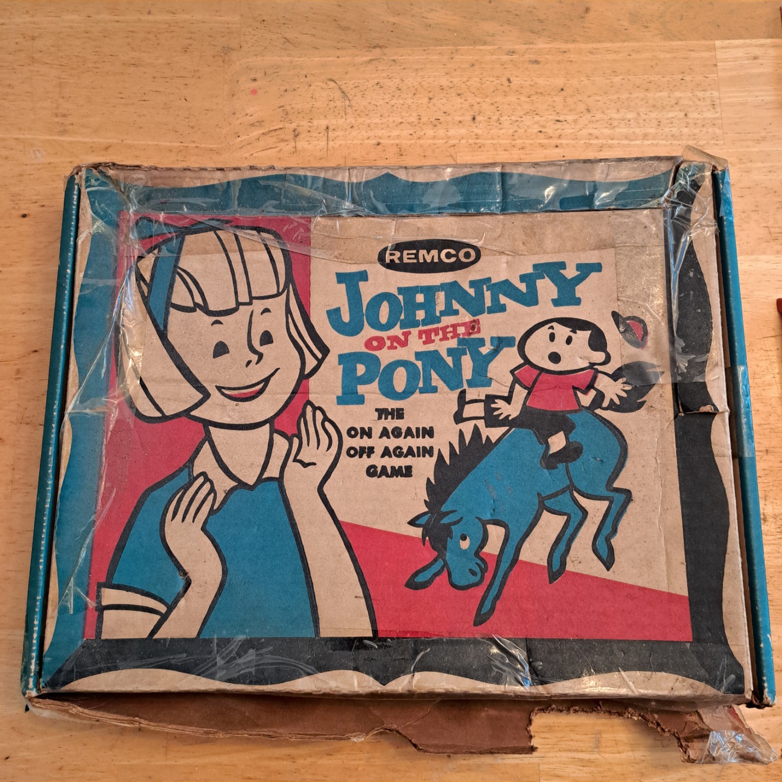 Remco Johnny On The Pony Game Vintage 1950s? 60s?