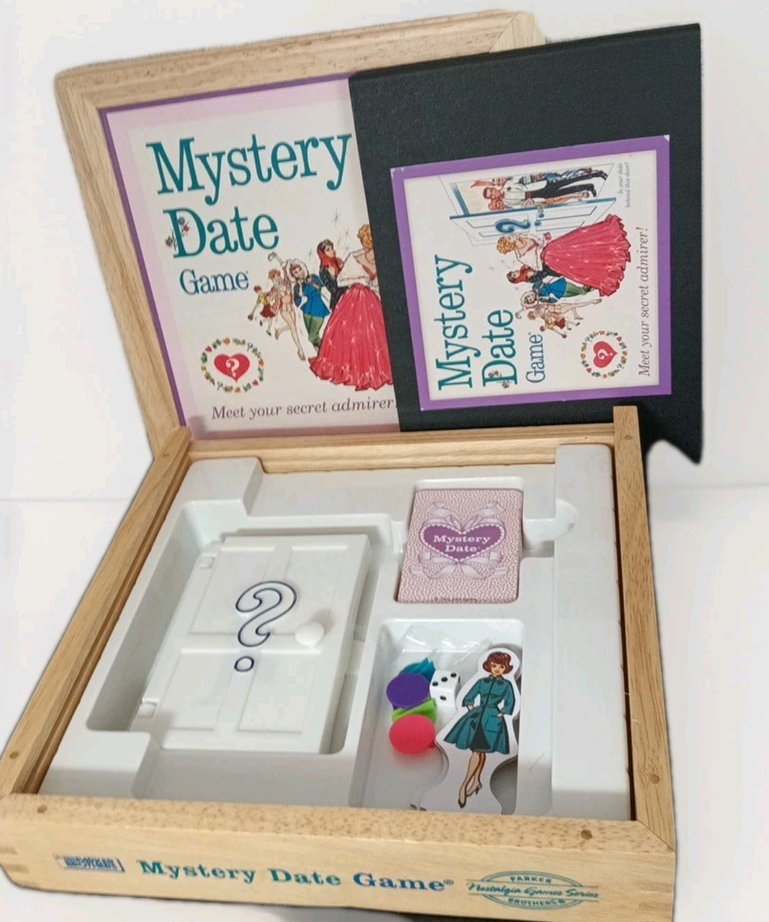 MYSTERY DATE GAME NOSTALGIA SERIES – Brand New Complete Hasbro Wooden Box