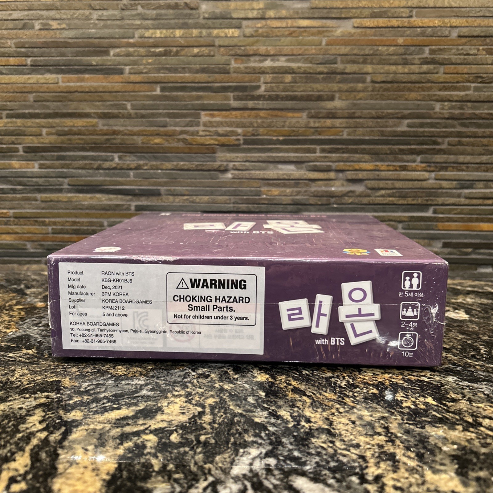 Raon with BTS (Korean & English Language) Korean Board Game – Sealed