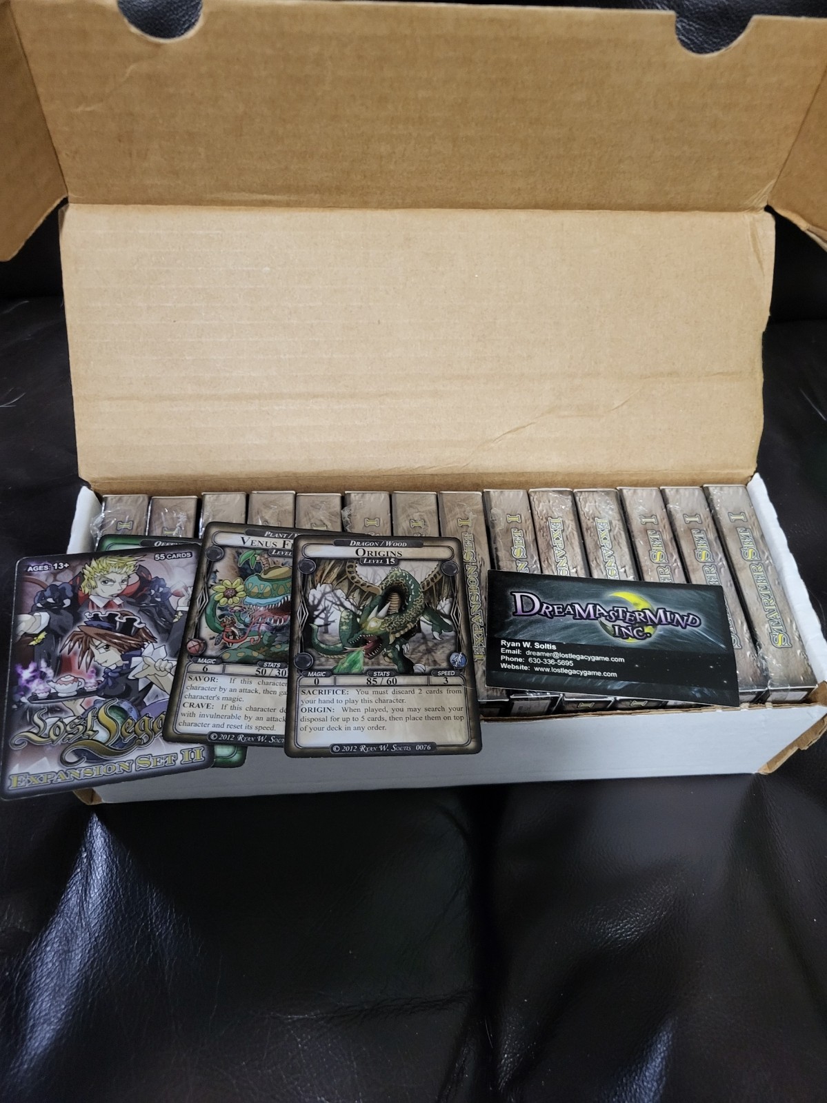 Bulk lot 14 Lost Legacy Card game starter Set 1 Decks-Sealed Dream mastermind
