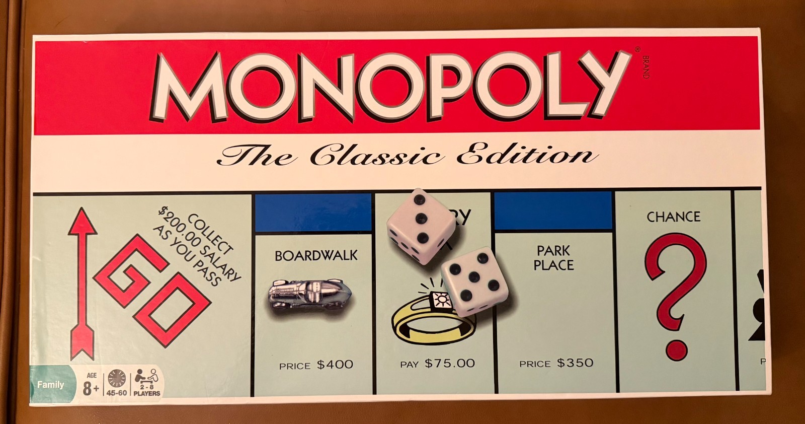 Monopoly The Classic Edition Traditional Board Game Hasbro Factory Sealed 2009