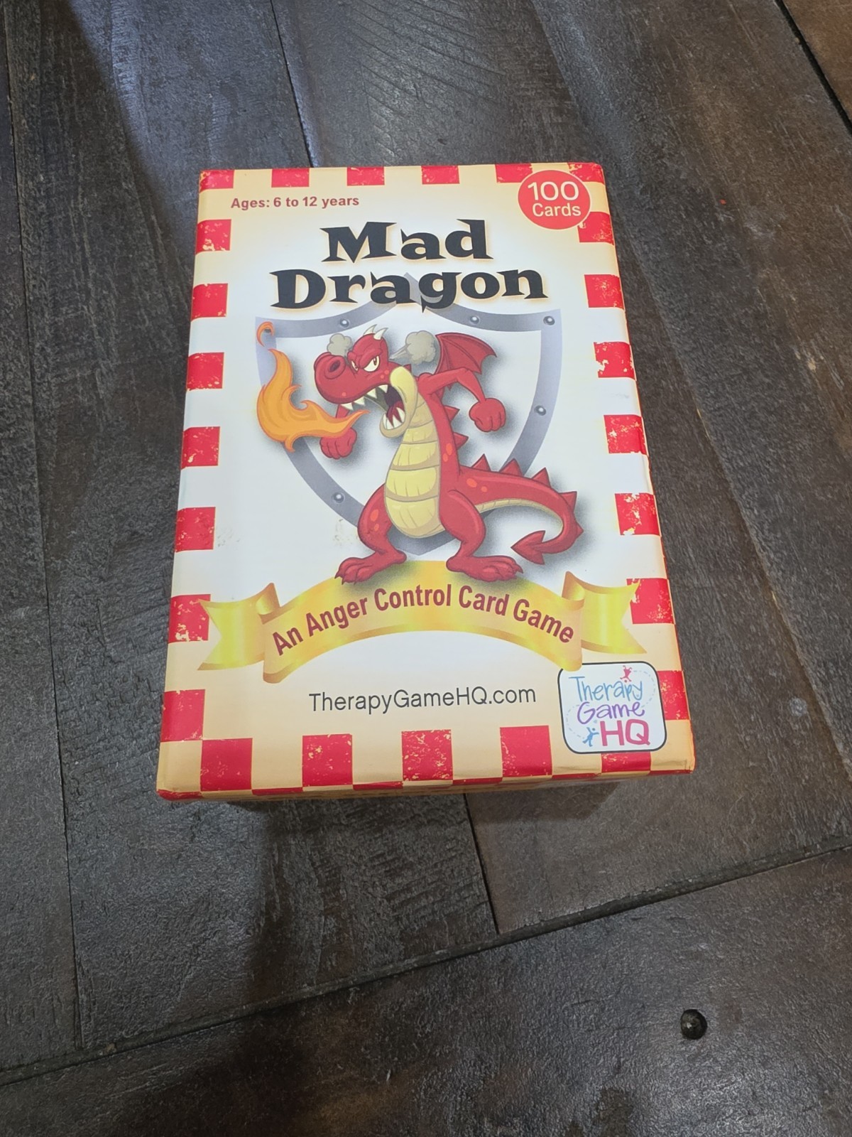 Mad Dragon Anger Control Card Game for Children 6-12 Years ADHD Therapy Game