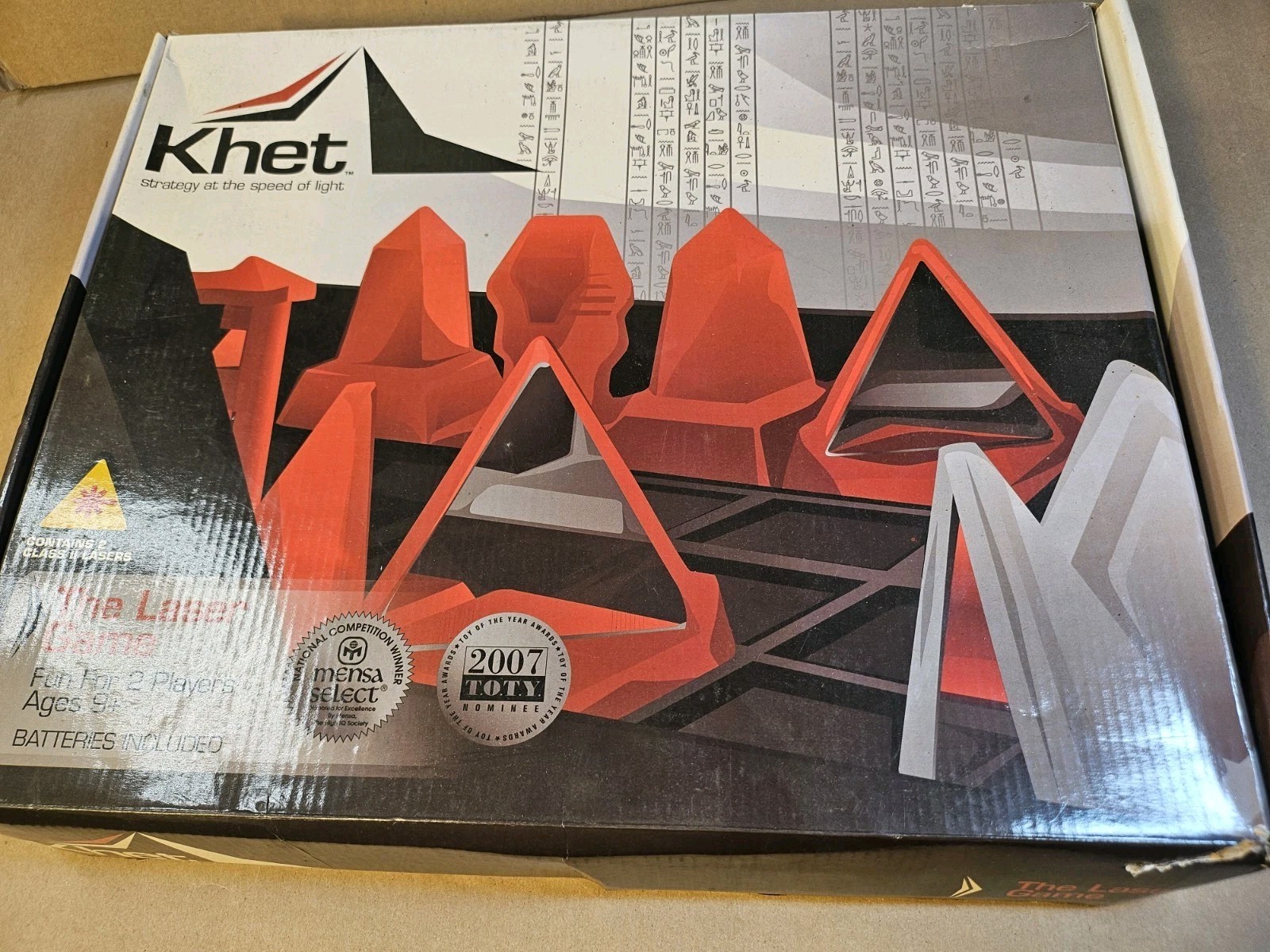 Original – Khet Strategy at the Speed of Light Laser Game – 100% Complete Mensa