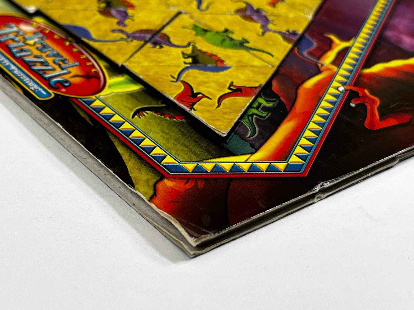 Magnetic Travel Triazzle Triangle Puzzle Jurassic Dinosaurs Dan Gilbert DaMert