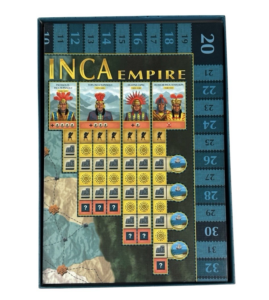 INCA EMPIRE Board Game COMPLETE Z-Man Games 2010 Ships Within 1 Business Day