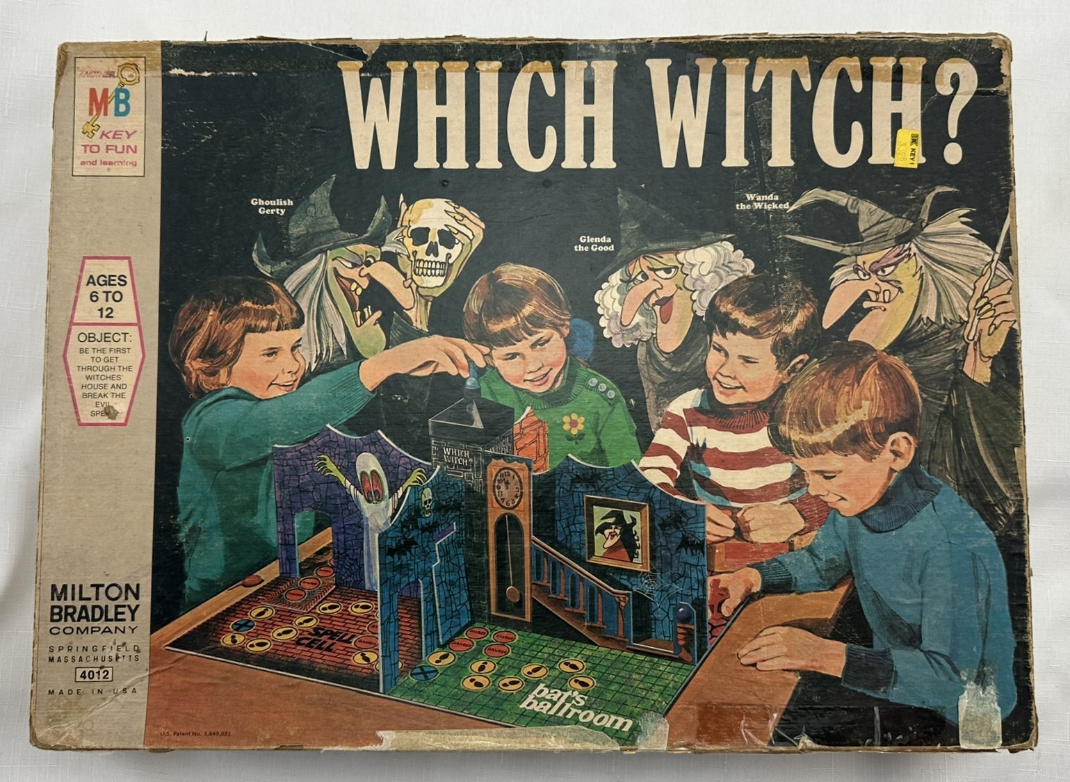 1970 Which Witch? Game by Milton Bradley Complete in Good Condition FREE SHIP