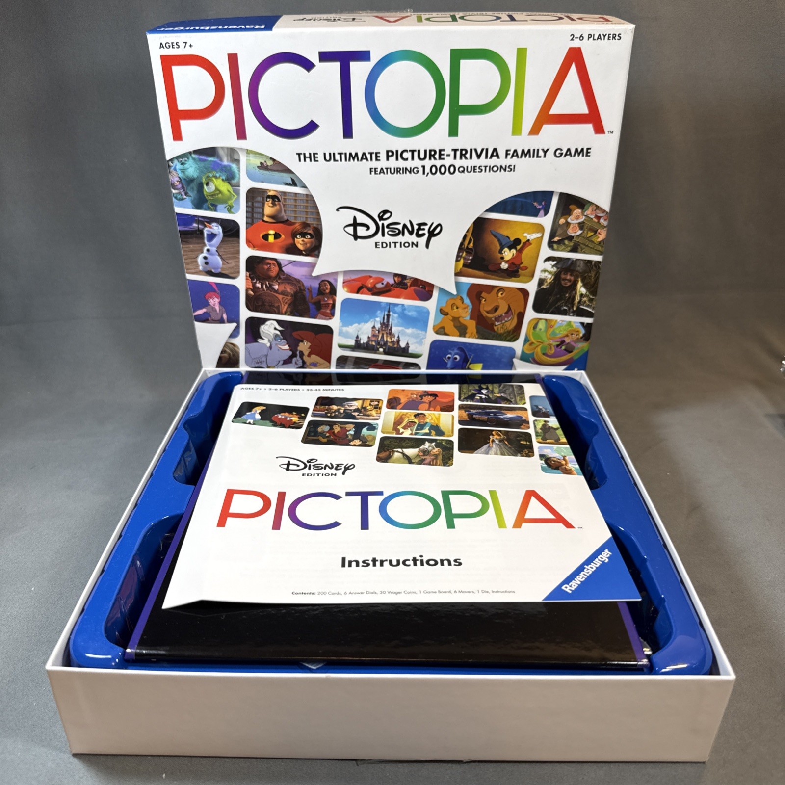 Pictopia Disney Edition, Ultimate Picture Trivia Game Ravensburger New Open Box