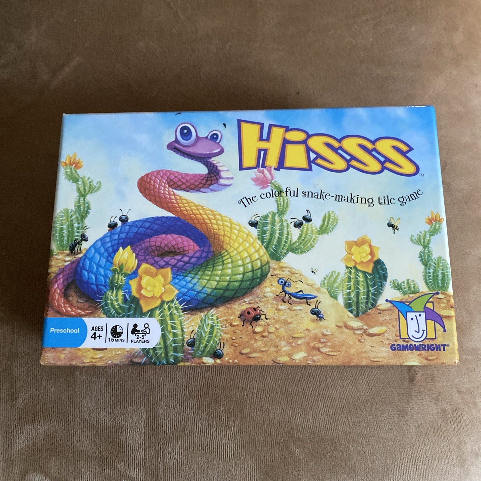 Gamewright Hisss Snake Matching Tile Game Complete Family Kids