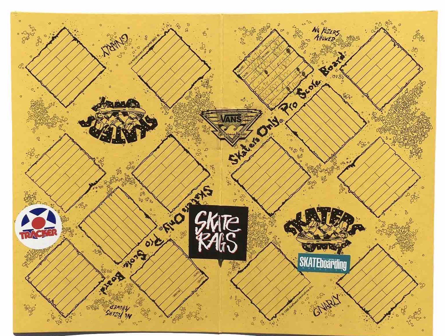 Skaters Only! (1988) RARE Board Game 100% Complete Southwest Innovations INC VGC