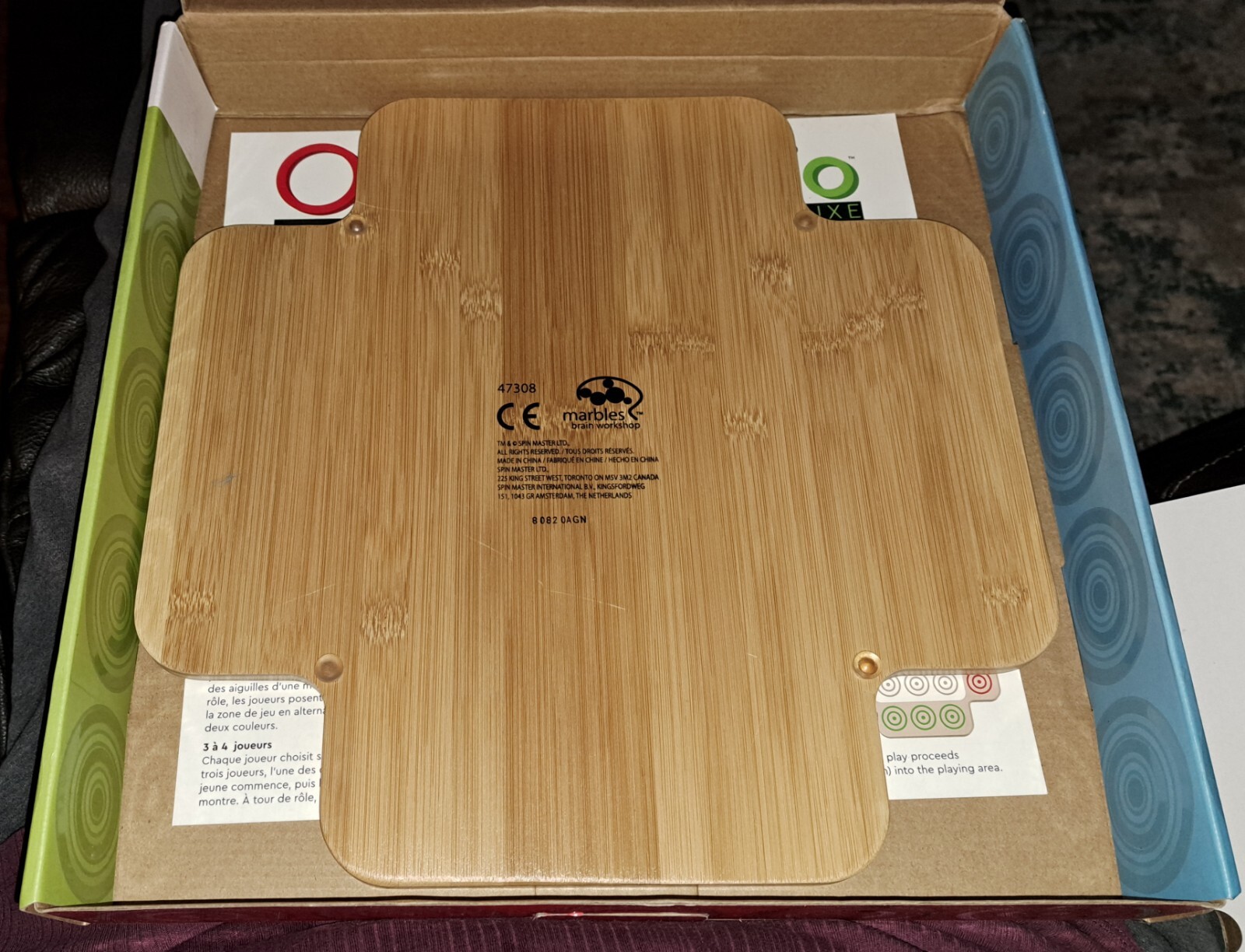 Otrio Deluxe – Strategy Game Wood Board by Marbles Brain Workshop COMPLETE
